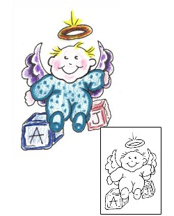 Picture of Angel Baby Tattoo