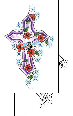 Flower Tattoo plant-life-flowers-tattoos-jennifer-james-jjf-00770