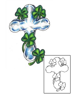 Cross Tattoo Religious & Spiritual tattoo | JJF-00773