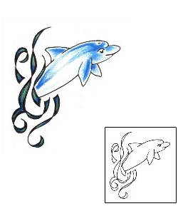 Dolphin Tattoo Tattoo Styles tattoo | JJF-00778