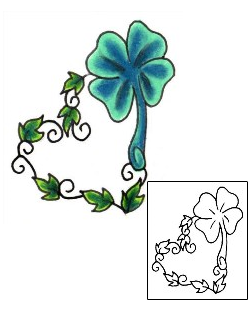 Clover Tattoo Specific Body Parts tattoo | JJF-00790