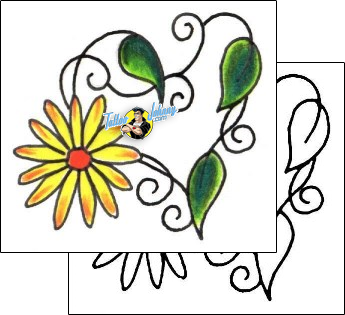 Heart Tattoo flower-tattoos-jennifer-james-jjf-00797