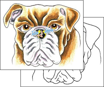 Dog Tattoo animal-tattoos-jennifer-james-jjf-00843