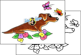 Dog Tattoo animal-tattoos-jennifer-james-jjf-00846