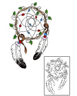 Dreamcatcher Tattoo Miscellaneous tattoo | JJF-00854