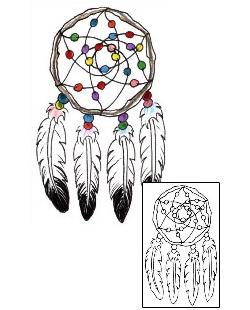 Dreamcatcher Tattoo Miscellaneous tattoo | JJF-00855