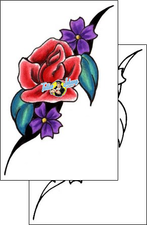 Flower Tattoo plant-life-flowers-tattoos-jennifer-james-jjf-00871