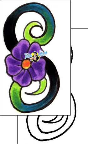 Flower Tattoo plant-life-flowers-tattoos-jennifer-james-jjf-00874