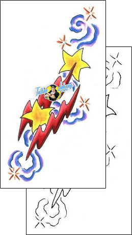 Astronomy Tattoo star-tattoos-jennifer-james-jjf-00894