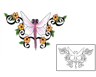 Dragonfly Tattoo Specific Body Parts tattoo | JJF-00916