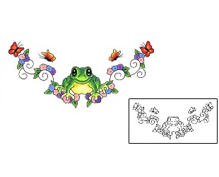 Reptiles & Amphibians Tattoo Specific Body Parts tattoo | JJF-00948