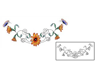 Butterfly Tattoo Specific Body Parts tattoo | JJF-00951