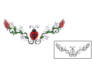 Ladybug Tattoo Specific Body Parts tattoo | JJF-00966