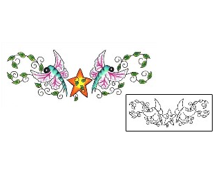Dragonfly Tattoo Specific Body Parts tattoo | JJF-00974