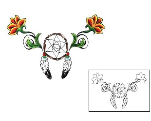 Native American Tattoo Specific Body Parts tattoo | JJF-00985