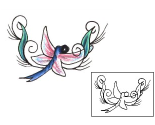 Dragonfly Tattoo Specific Body Parts tattoo | JJF-00998