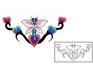 Dragonfly Tattoo Specific Body Parts tattoo | JJF-01029