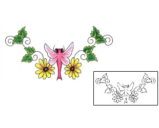 Dragonfly Tattoo Specific Body Parts tattoo | JJF-01030