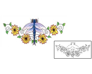 Dragonfly Tattoo Specific Body Parts tattoo | JJF-01032