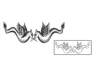 Wings Tattoo Specific Body Parts tattoo | JJF-01034