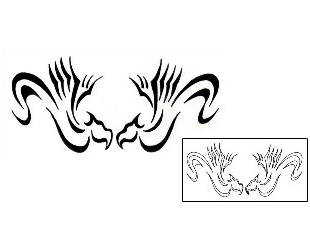 Dragon Tattoo Specific Body Parts tattoo | JJF-01040
