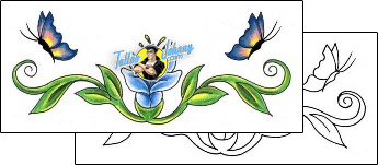 Butterfly Tattoo flower-tattoos-jennifer-james-jjf-01042