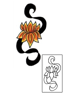 Lotus Tattoo Plant Life tattoo | JJF-01044