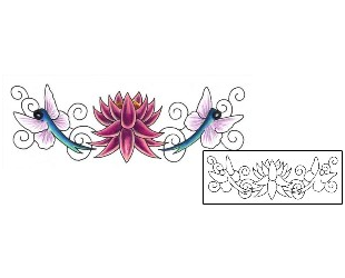 Lotus Tattoo Insects tattoo | JJF-01046
