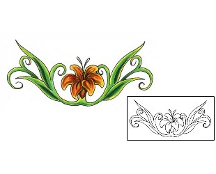 Lily Tattoo Specific Body Parts tattoo | JJF-01049