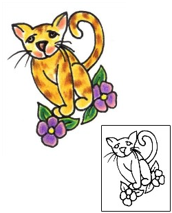 Cat Tattoo Tattoo Styles tattoo | JJF-01054