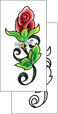 Flower Tattoo plant-life-flowers-tattoos-jennifer-james-jjf-01083