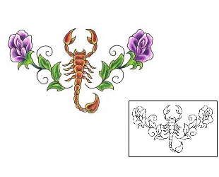 Scorpio Tattoo Specific Body Parts tattoo | JJF-01088