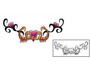 Scorpio Tattoo Specific Body Parts tattoo | JJF-01093