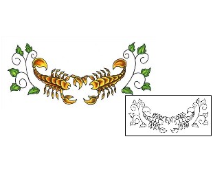 Scorpio Tattoo Specific Body Parts tattoo | JJF-01096