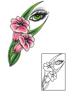Eye Tattoo Plant Life tattoo | JJF-01224