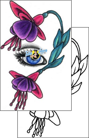 Flower Tattoo plant-life-flowers-tattoos-jennifer-james-jjf-01226
