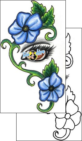 Flower Tattoo plant-life-flowers-tattoos-jennifer-james-jjf-01227