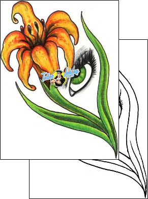 Flower Tattoo plant-life-flowers-tattoos-jennifer-james-jjf-01228