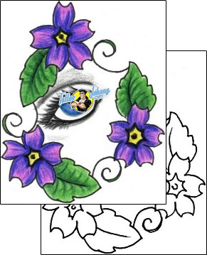 Flower Tattoo plant-life-flowers-tattoos-jennifer-james-jjf-01229