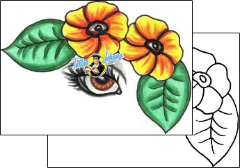 Flower Tattoo plant-life-flowers-tattoos-jennifer-james-jjf-01230