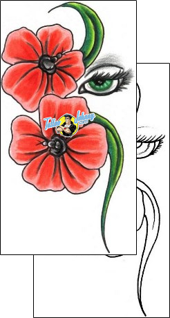 Flower Tattoo plant-life-flowers-tattoos-jennifer-james-jjf-01231