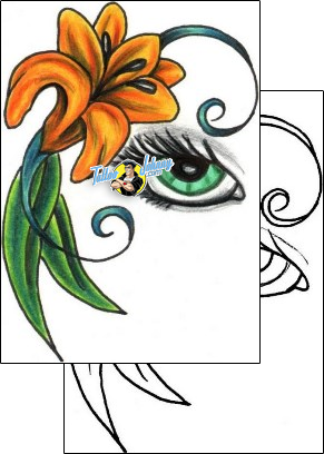 Flower Tattoo plant-life-flowers-tattoos-jennifer-james-jjf-01235