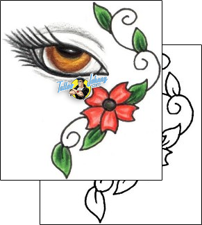 Flower Tattoo plant-life-flowers-tattoos-jennifer-james-jjf-01239
