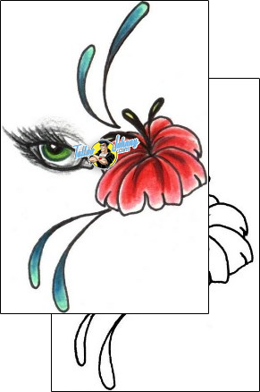 Flower Tattoo plant-life-flowers-tattoos-jennifer-james-jjf-01240