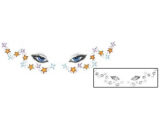 Eye Tattoo Specific Body Parts tattoo | JJF-01241