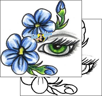 Flower Tattoo plant-life-flowers-tattoos-jennifer-james-jjf-01248