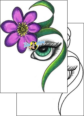 Flower Tattoo plant-life-flowers-tattoos-jennifer-james-jjf-01249