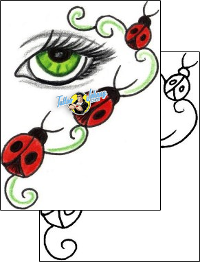 Ladybug Tattoo insects-ladybug-tattoos-jennifer-james-jjf-01298
