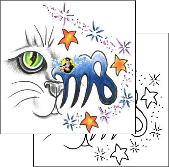 Cat Tattoo animal-cat-tattoos-jennifer-james-jjf-01322