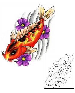 Picture of Marine Life tattoo | JJF-01341